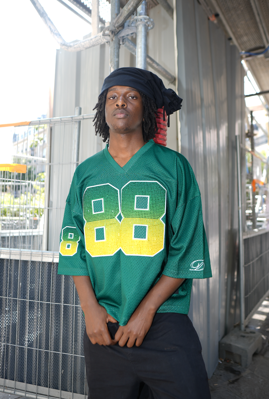 Green Rhinestone Jersey