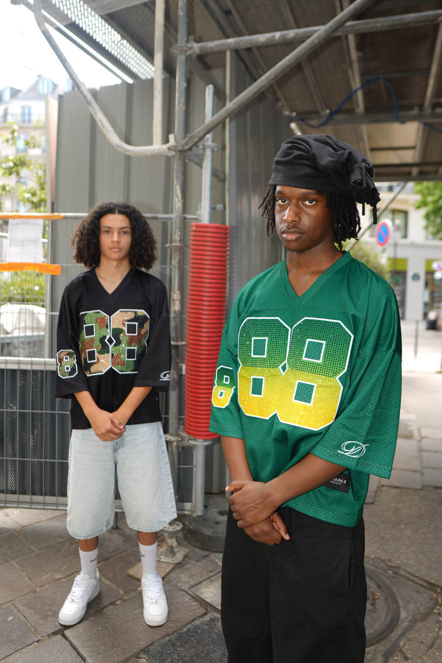 Green Rhinestone Jersey