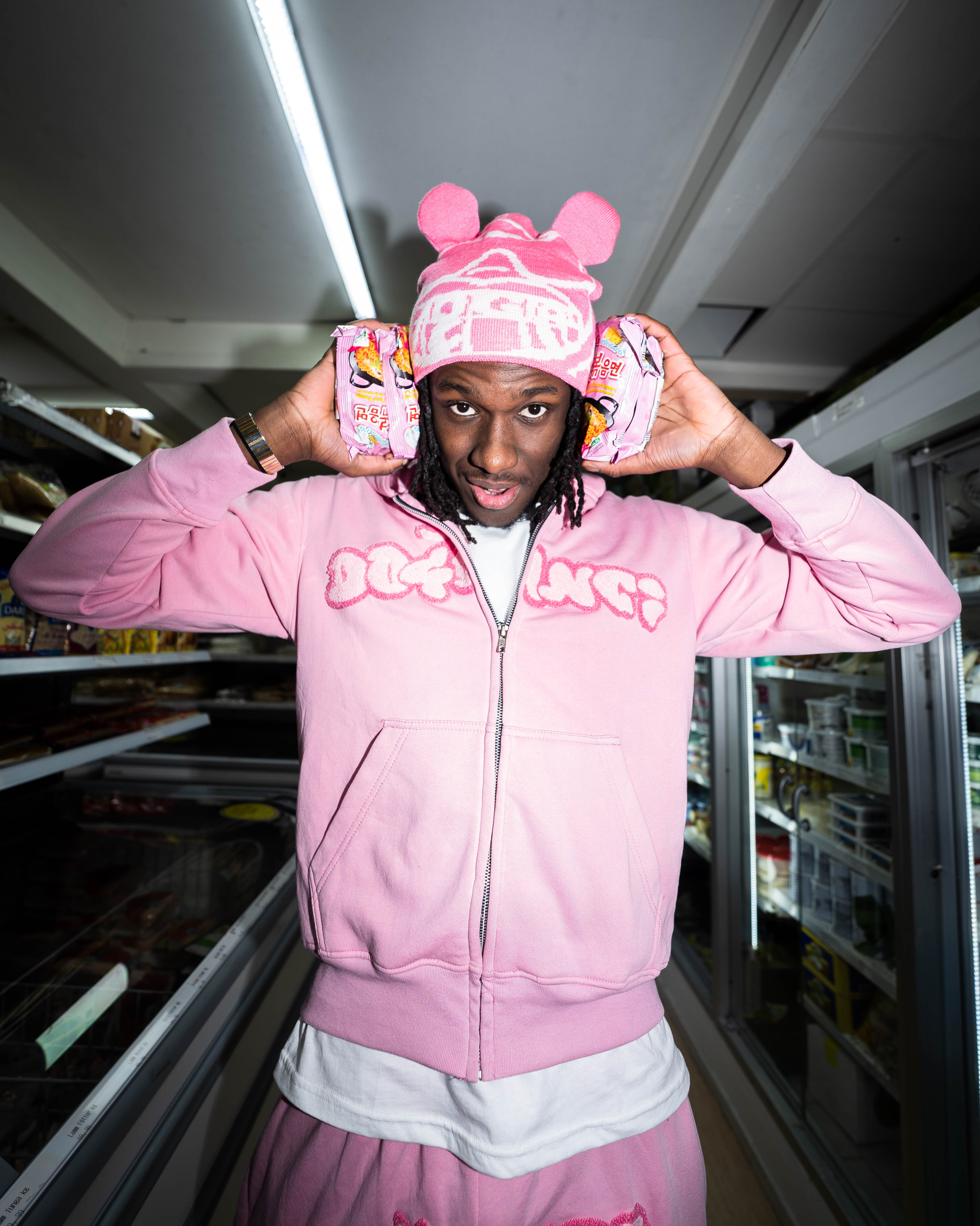 Ofwgkta hot sale pink hoodie