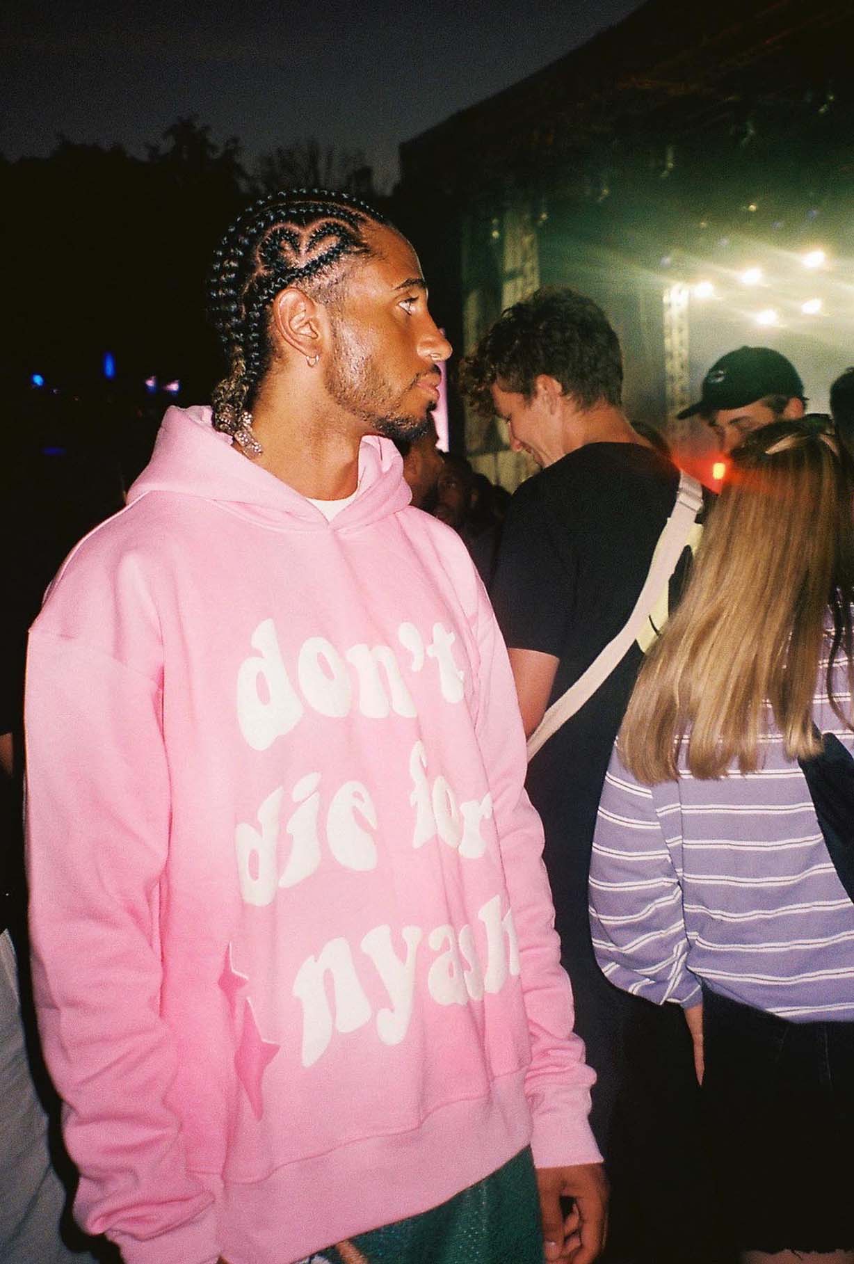 Kanye best sale pink hoodie