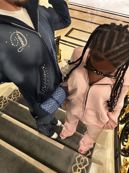 PINK PEARLS HOODIE