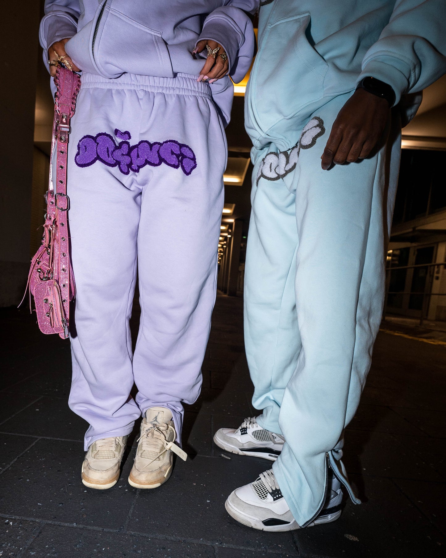 "DOGANCI" JOGGERS PURPLE